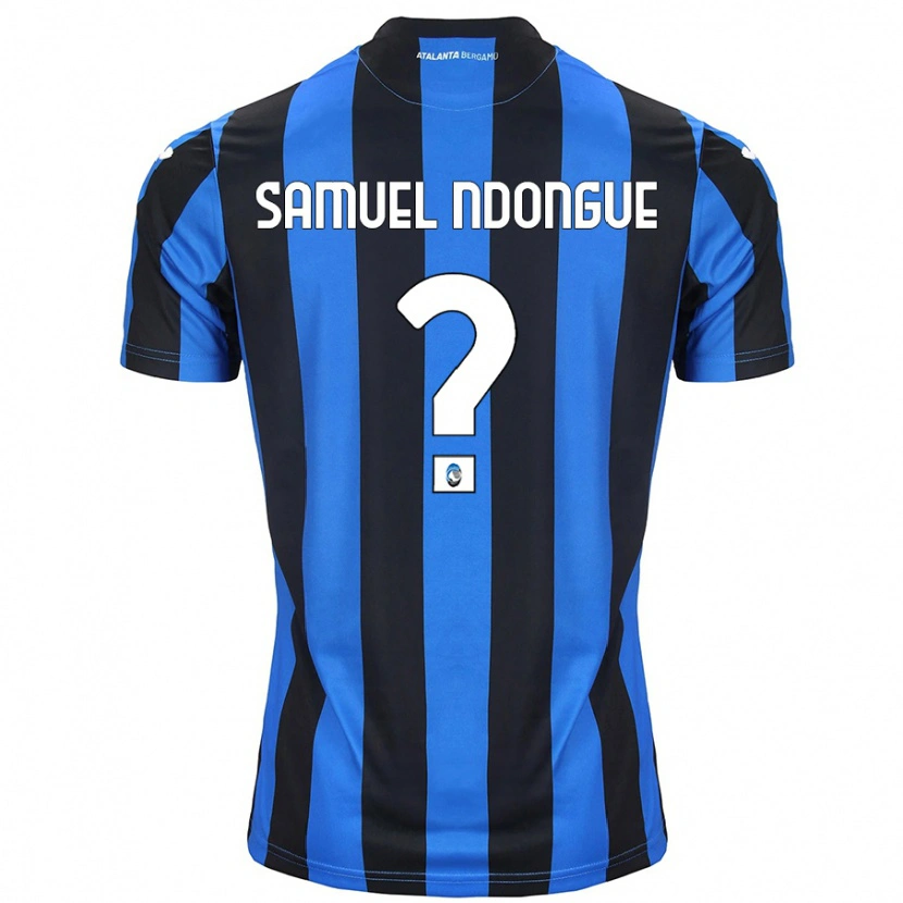 Danxen Heren Frederick Samuel Ndongue #0 Blauw Zwart Thuisshirt Thuistenue 2024/25 T-Shirt