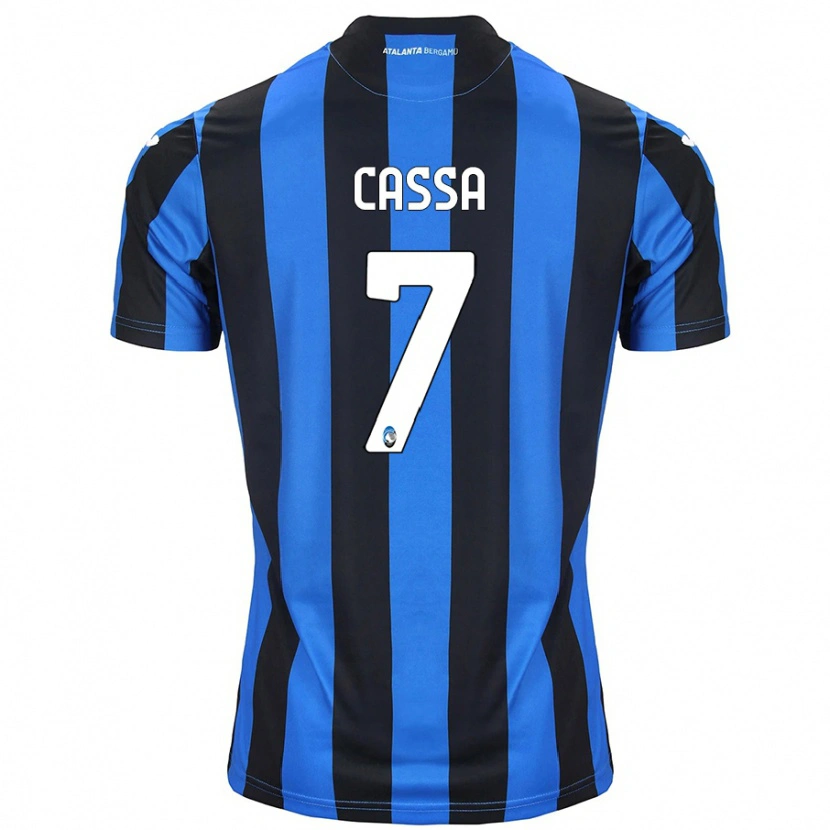 Danxen Heren Federico Cassa #7 Blauw Zwart Thuisshirt Thuistenue 2024/25 T-Shirt