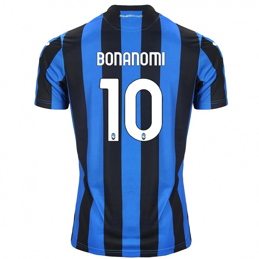 Danxen Heren Andrea Bonanomi #10 Blauw Zwart Thuisshirt Thuistenue 2024/25 T-Shirt