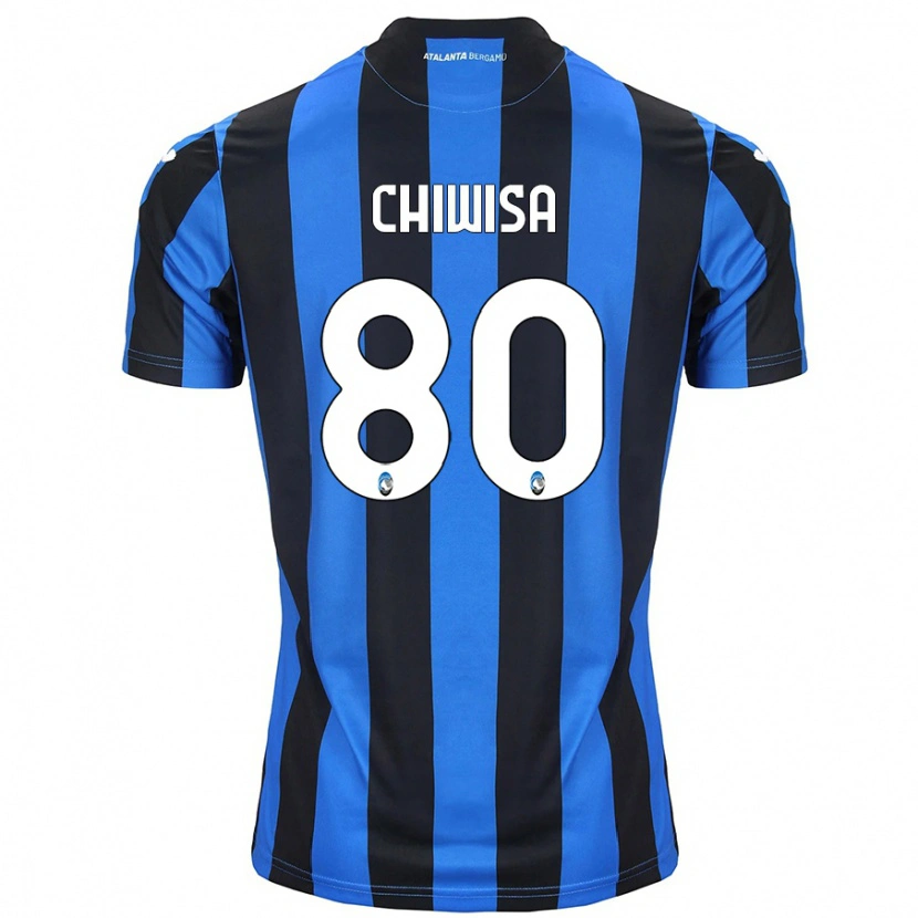 Danxen Heren Mannah Chiwisa #80 Blauw Zwart Thuisshirt Thuistenue 2024/25 T-Shirt