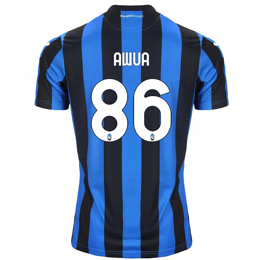 Danxen Heren Theophilus Awua #86 Blauw Zwart Thuisshirt Thuistenue 2024/25 T-Shirt