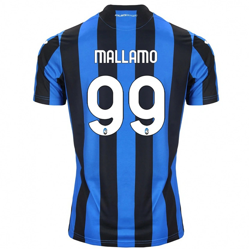 Danxen Heren Alessandro Mallamo #99 Blauw Zwart Thuisshirt Thuistenue 2024/25 T-Shirt