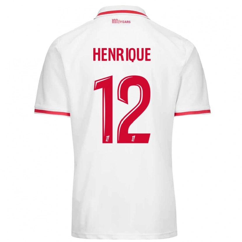 Danxen Heren Caio Henrique #12 Wit Rood Thuisshirt Thuistenue 2024/25 T-Shirt