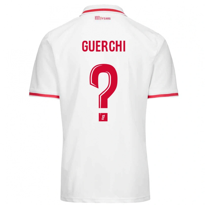 Danxen Heren Wassim Guerchi #0 Wit Rood Thuisshirt Thuistenue 2024/25 T-Shirt