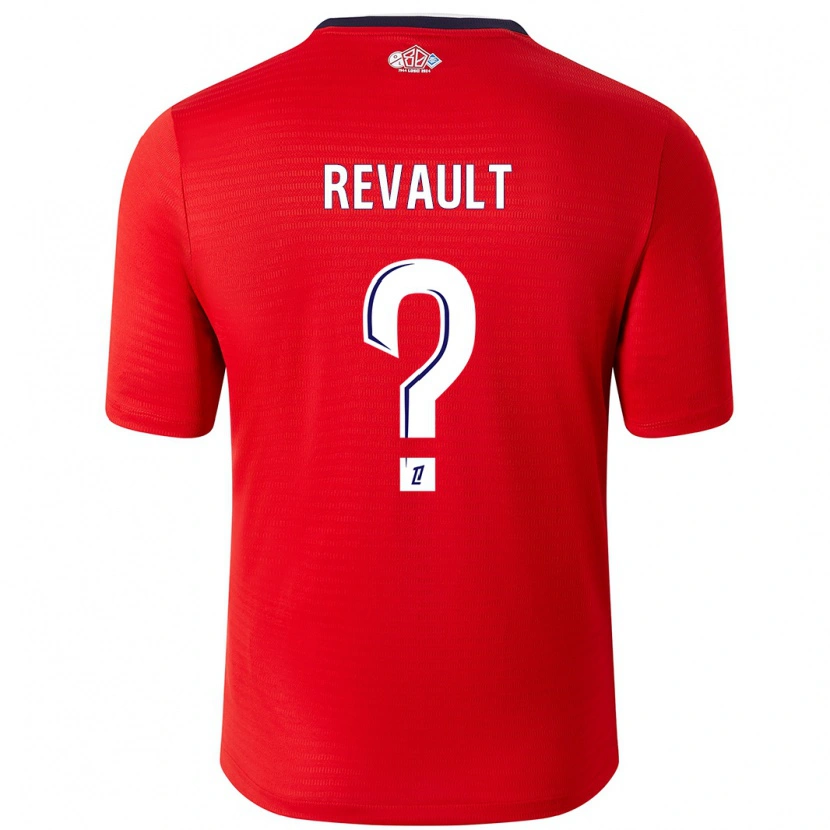 Danxen Heren Joris Revault #0 Rood Wit Thuisshirt Thuistenue 2024/25 T-Shirt