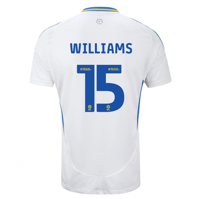 Danxen Heren Paige Williams #15 Wit Blauw Thuisshirt Thuistenue 2024/25 T-Shirt