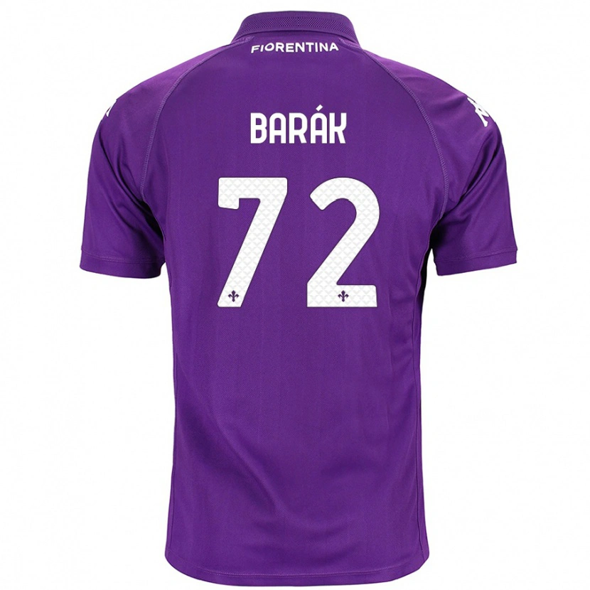 Danxen Heren Antonín Barák #72 Paars Thuisshirt Thuistenue 2024/25 T-Shirt