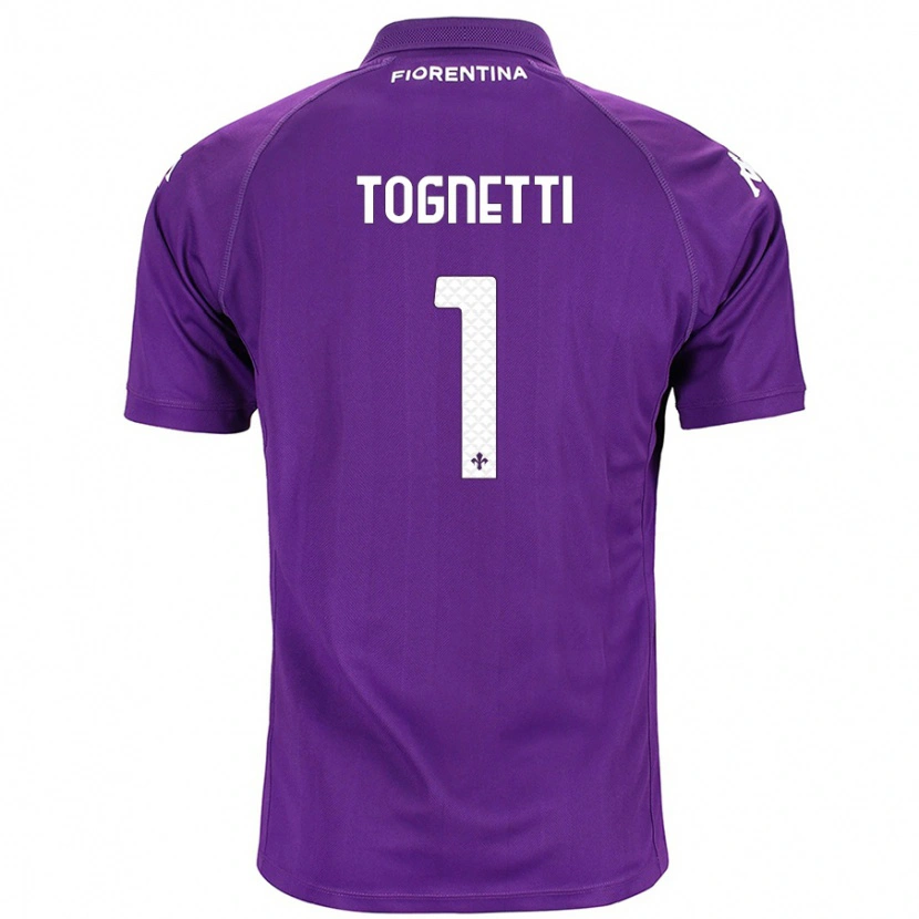 Danxen Heren Laerte Tognetti #1 Paars Thuisshirt Thuistenue 2024/25 T-Shirt