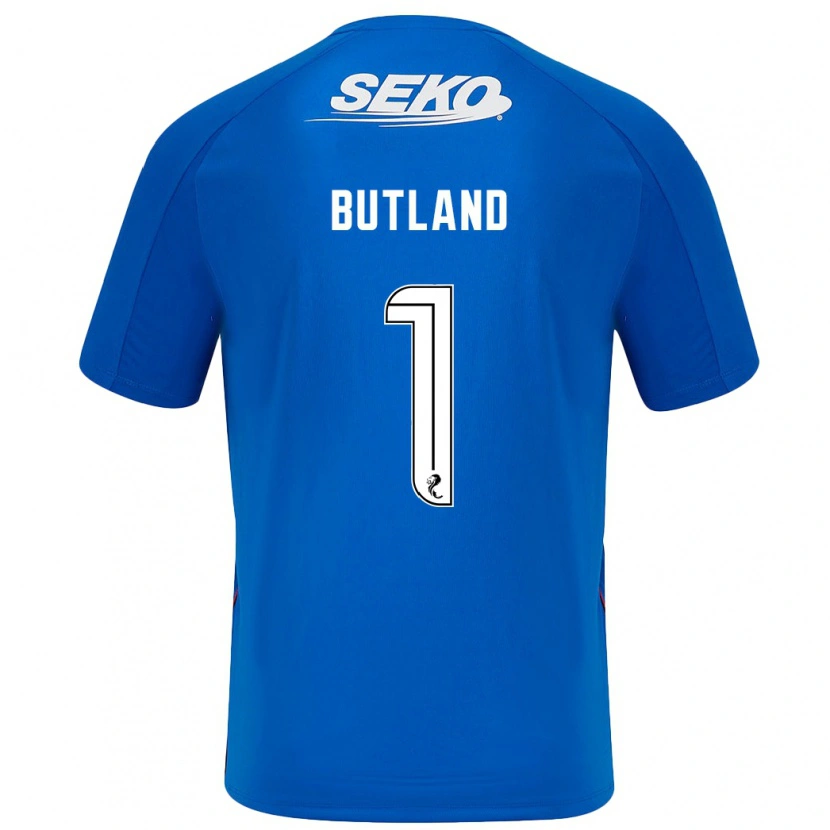 Danxen Heren Jack Butland #1 Donkerblauw Thuisshirt Thuistenue 2024/25 T-Shirt