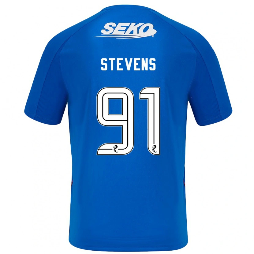 Danxen Heren Archie Stevens #91 Donkerblauw Thuisshirt Thuistenue 2024/25 T-Shirt