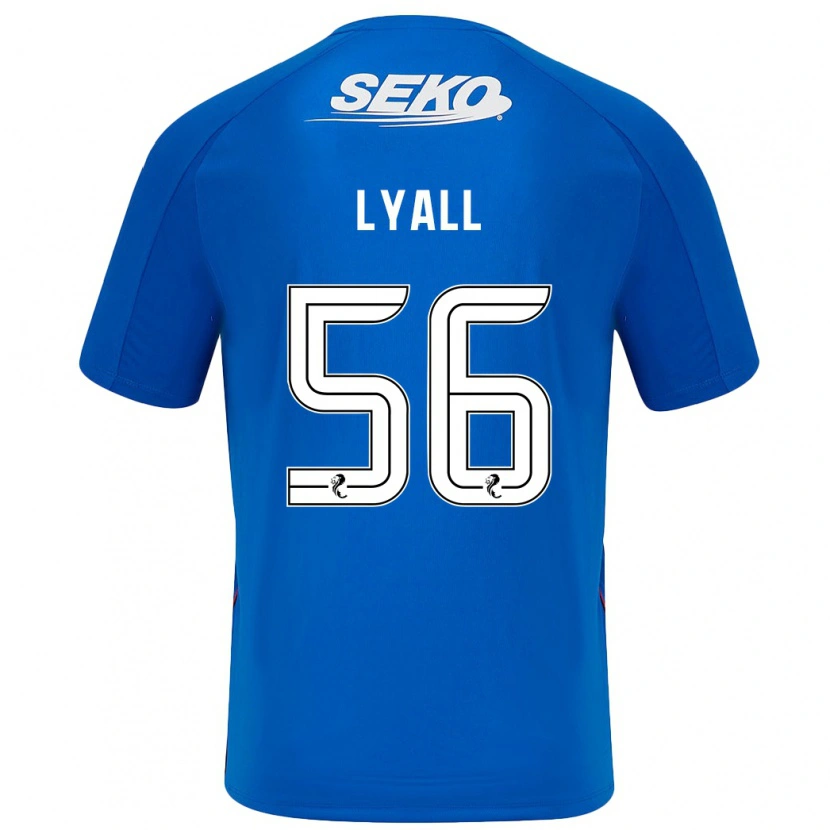 Danxen Heren Arron Lyall #56 Donkerblauw Thuisshirt Thuistenue 2024/25 T-Shirt