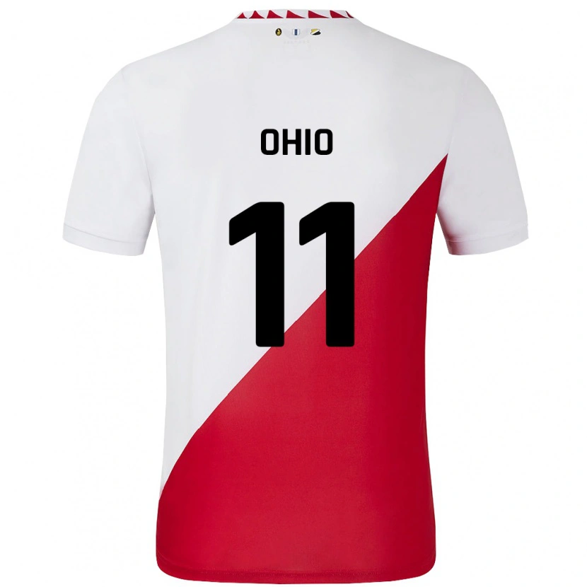 Danxen Heren Noah Ohio #11 Wit Rood Thuisshirt Thuistenue 2024/25 T-Shirt