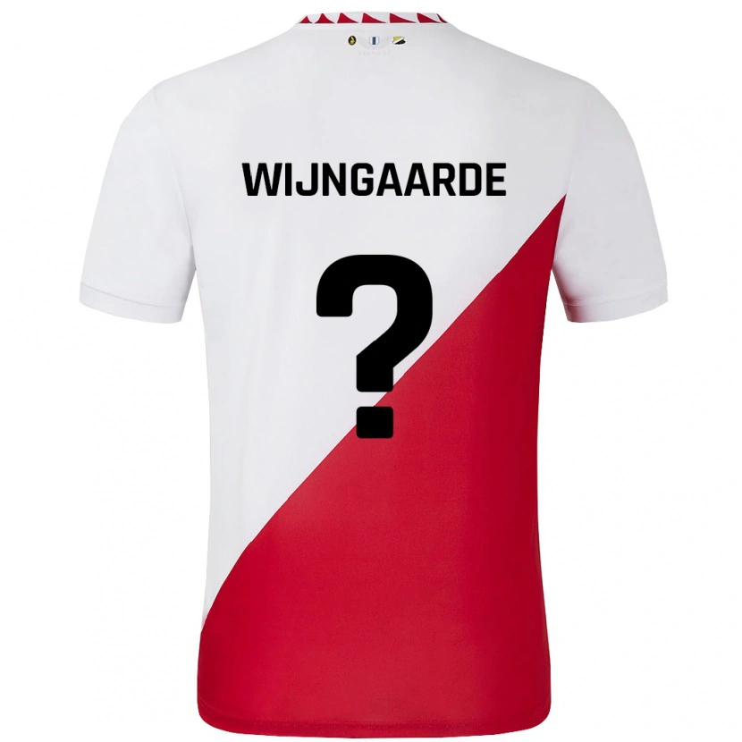 Danxen Heren Jahrnell Wijngaarde #0 Wit Rood Thuisshirt Thuistenue 2024/25 T-Shirt