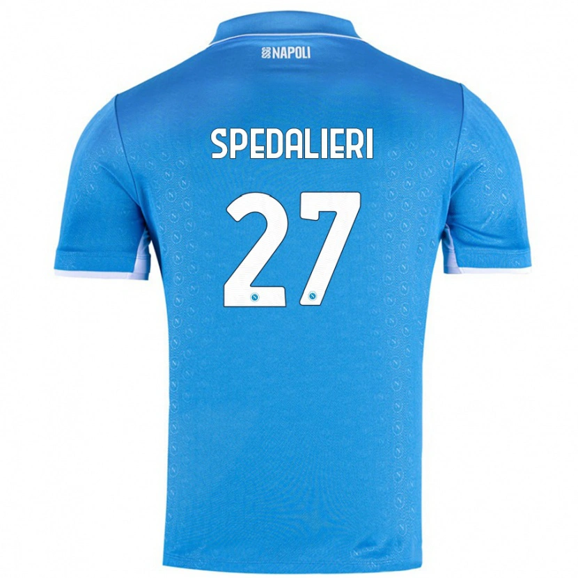 Danxen Heren Johnatan Andrea Spedalieri #27 Hemelsblauw Thuisshirt Thuistenue 2024/25 T-Shirt