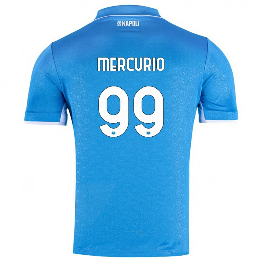 Danxen Heren Giovanni Mercurio #99 Hemelsblauw Thuisshirt Thuistenue 2024/25 T-Shirt