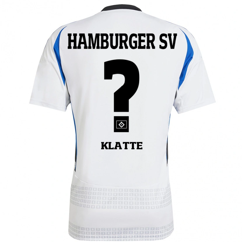 Danxen Heren Luis Klatte #0 Wit Blauw Thuisshirt Thuistenue 2024/25 T-Shirt