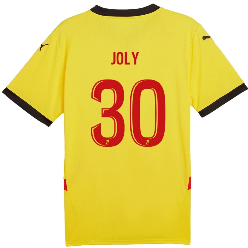 Danxen Heren Blandine Joly #30 Geel Rood Thuisshirt Thuistenue 2024/25 T-Shirt