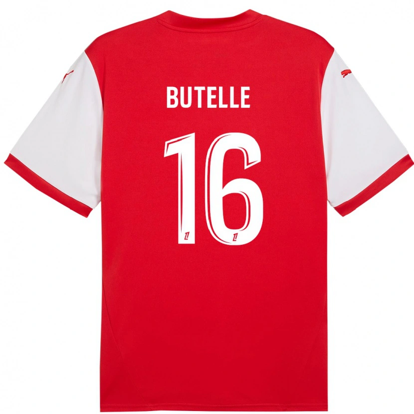 Danxen Heren Ludovic Butelle #16 Rood Wit Thuisshirt Thuistenue 2024/25 T-Shirt