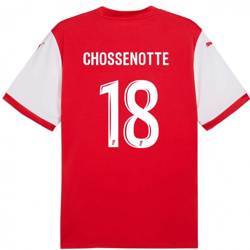 Danxen Heren Shana Chossenotte #18 Rood Wit Thuisshirt Thuistenue 2024/25 T-Shirt