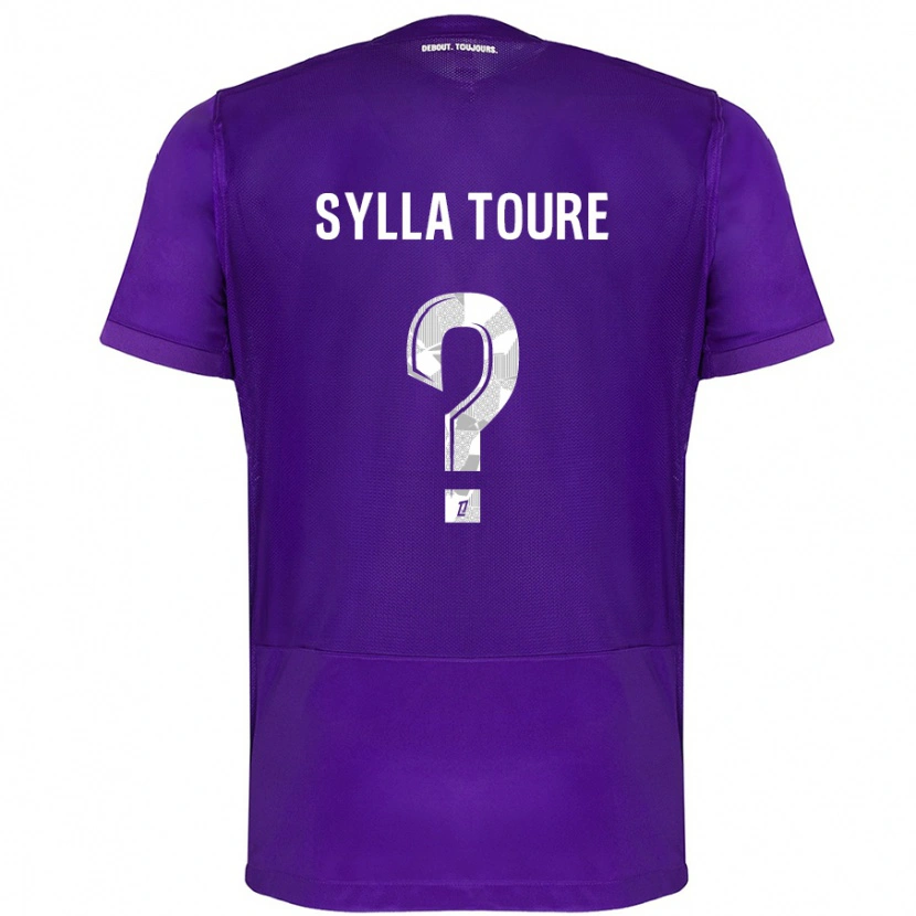 Danxen Heren Ismael Sylla Touré #0 Paars Wit Thuisshirt Thuistenue 2024/25 T-Shirt