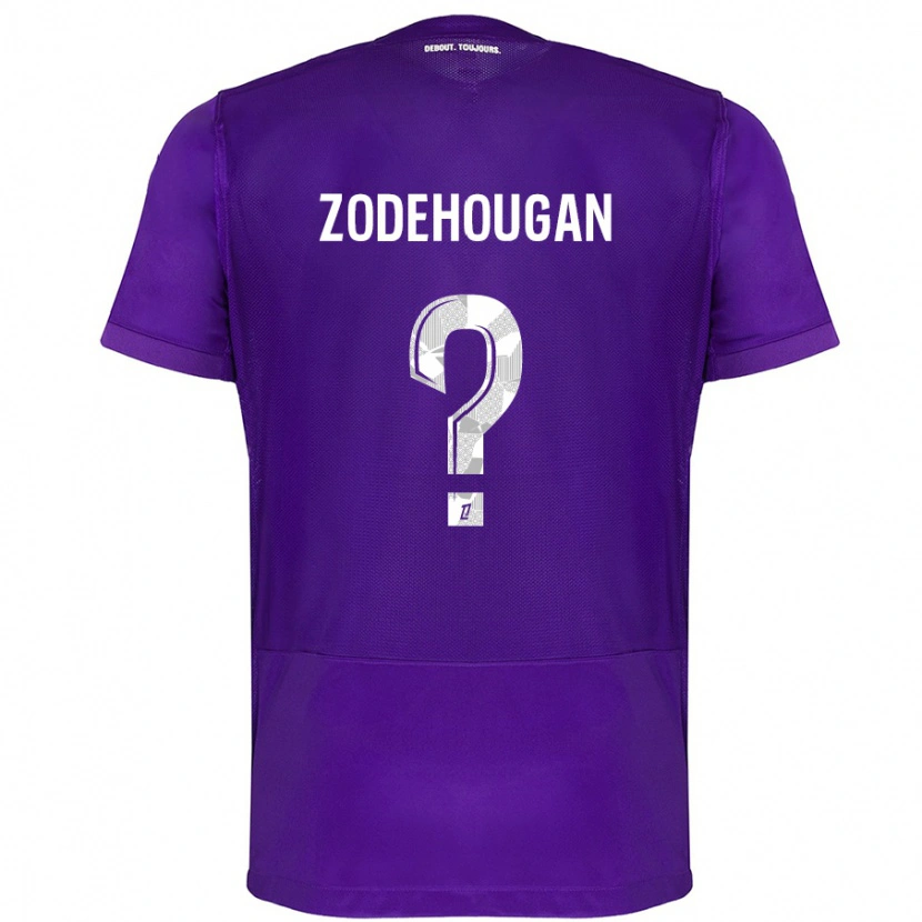 Danxen Heren Yanis Zodehougan #0 Paars Wit Thuisshirt Thuistenue 2024/25 T-Shirt