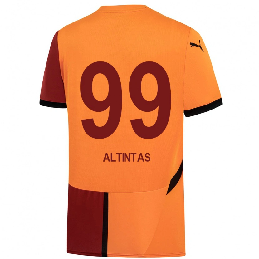 Danxen Heren Benan Altıntaş #99 Geel Rood Thuisshirt Thuistenue 2024/25 T-Shirt