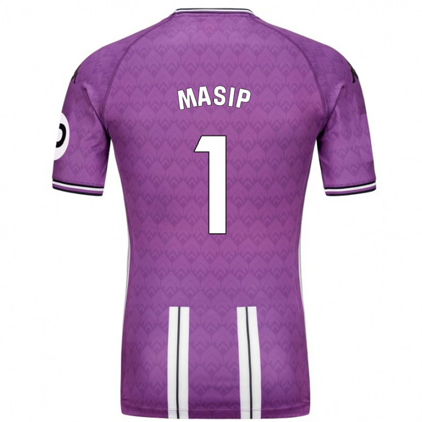 Danxen Heren Jordi Masip #1 Paars Wit Thuisshirt Thuistenue 2024/25 T-Shirt