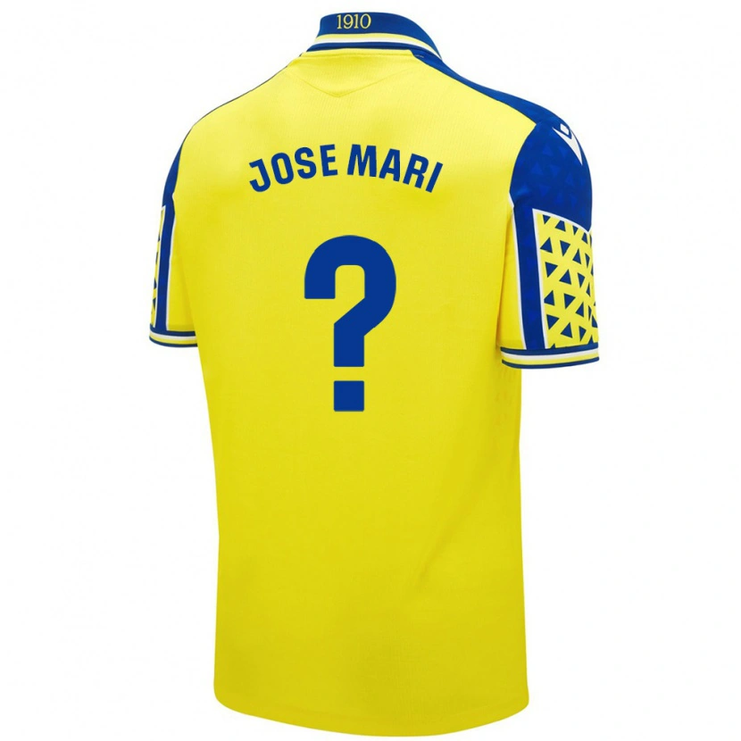 Danxen Heren José Mari #0 Geel Blauw Thuisshirt Thuistenue 2024/25 T-Shirt