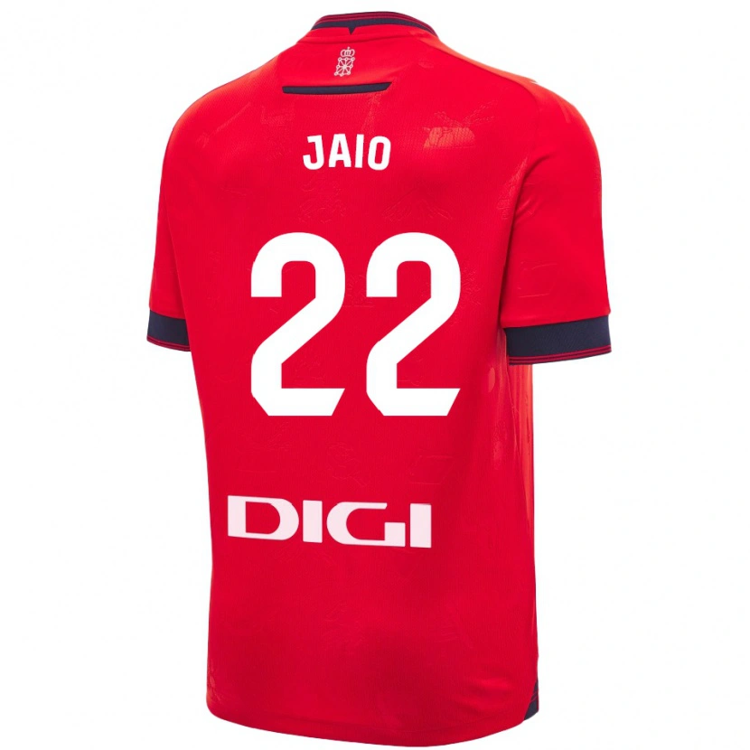 Danxen Heren Jaione Larraiotz Senosiain #22 Rood Wit Thuisshirt Thuistenue 2024/25 T-Shirt