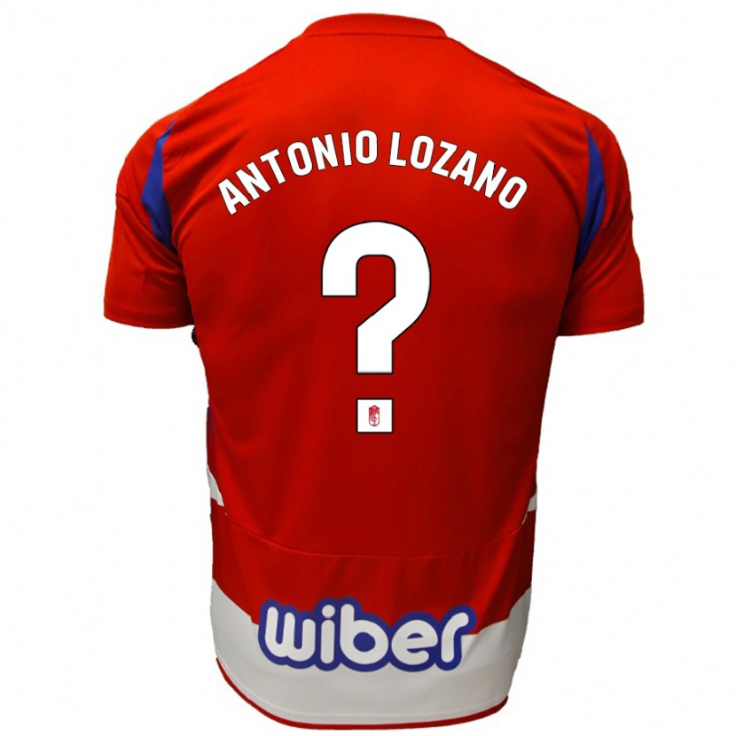 Danxen Heren José Antonio Lozano #0 Rood Wit Blauw Thuisshirt Thuistenue 2024/25 T-Shirt