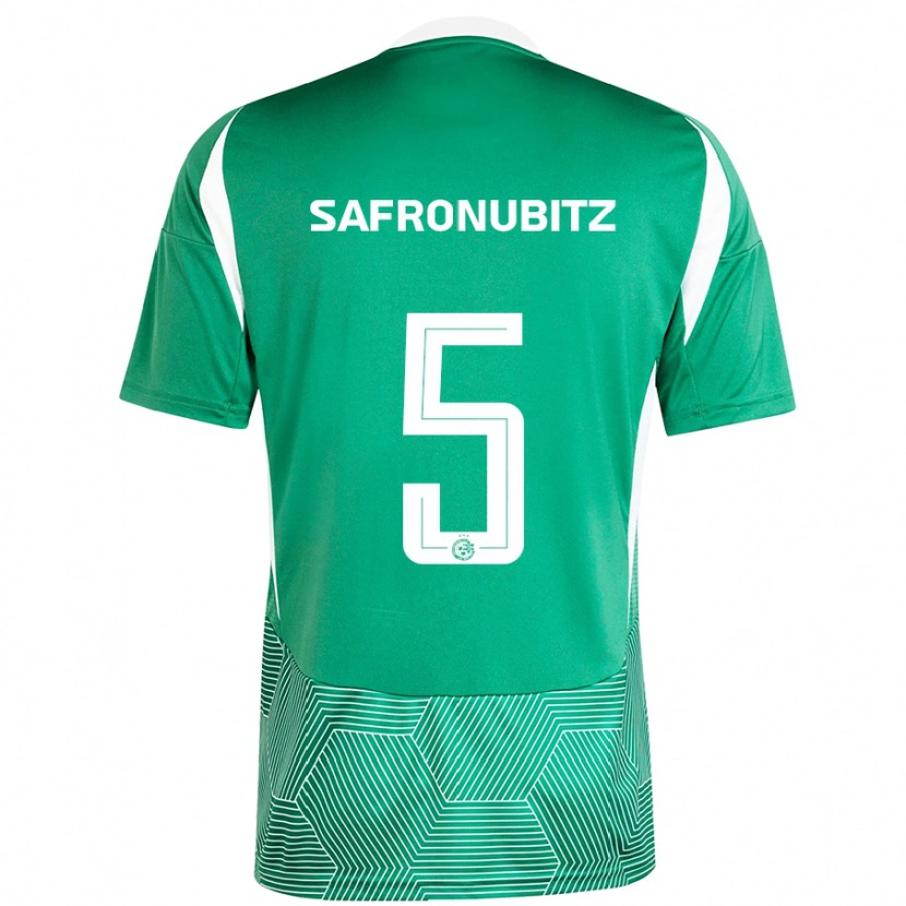 Danxen Heren Dan Safronubitz #5 Groen Wit Thuisshirt Thuistenue 2024/25 T-Shirt