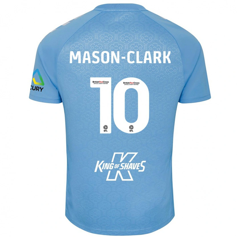 Danxen Heren Ephron Mason-Clark #10 Blauw Wit Thuisshirt Thuistenue 2024/25 T-Shirt