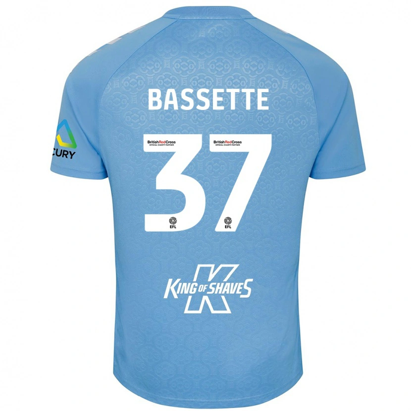 Danxen Heren Norman Bassette #37 Blauw Wit Thuisshirt Thuistenue 2024/25 T-Shirt