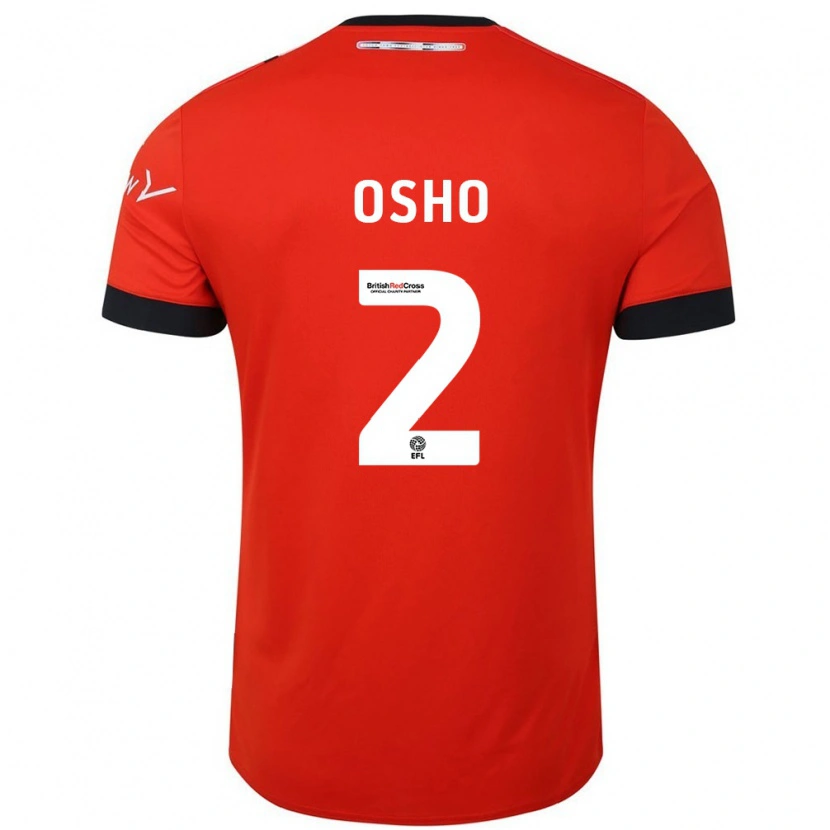 Danxen Heren Gabriel Osho #2 Oranje Zwart Thuisshirt Thuistenue 2024/25 T-Shirt