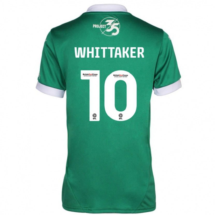 Danxen Heren Morgan Whittaker #10 Groen Wit Thuisshirt Thuistenue 2024/25 T-Shirt