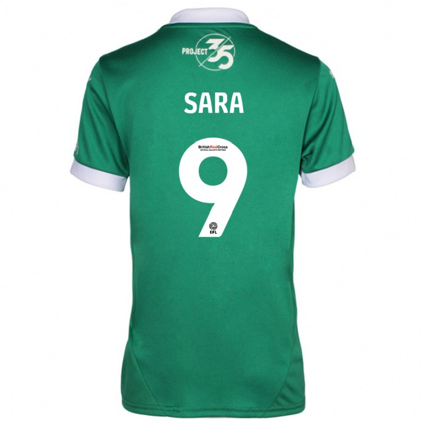 Danxen Heren Ellie Sara #9 Groen Wit Thuisshirt Thuistenue 2024/25 T-Shirt