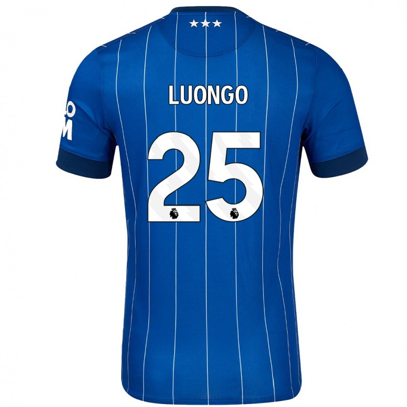 Danxen Heren Massimo Luongo #25 Marineblauw Thuisshirt Thuistenue 2024/25 T-Shirt