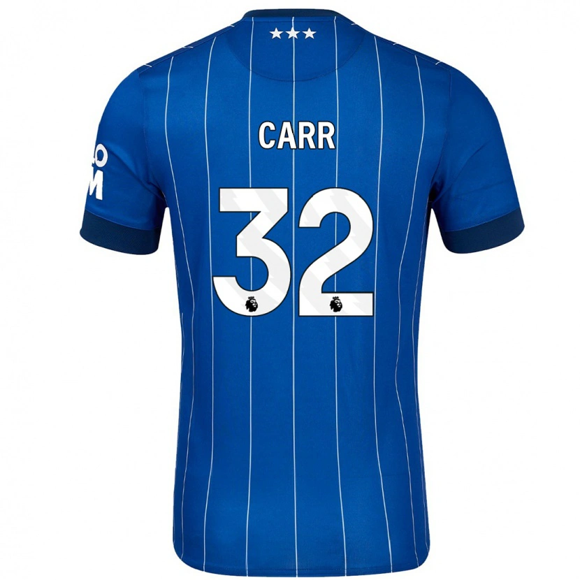 Danxen Heren Ryan Carr #32 Marineblauw Thuisshirt Thuistenue 2024/25 T-Shirt