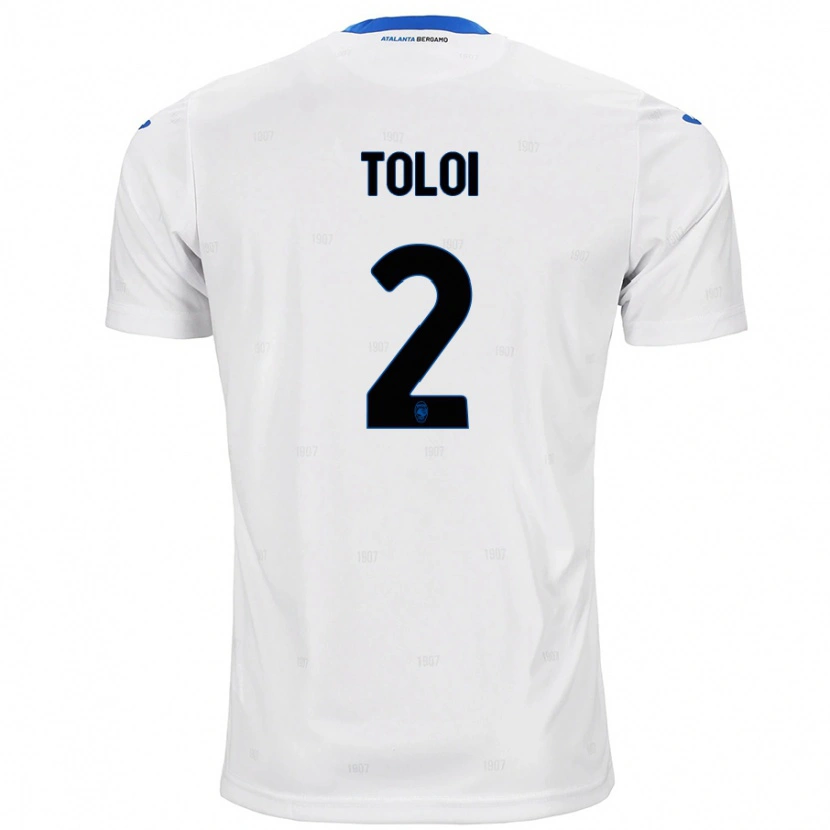 Danxen Heren Rafael Tolói #2 Wit Uitshirt Uittenue 2024/25 T-Shirt