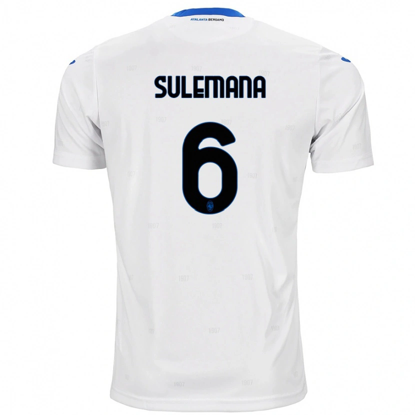 Danxen Heren Ibrahim Sulemana #6 Wit Uitshirt Uittenue 2024/25 T-Shirt