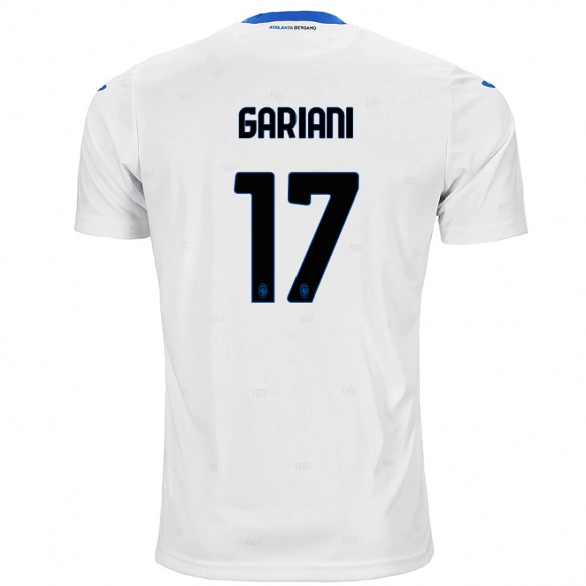 Danxen Heren Niccolò Gariani #17 Wit Uitshirt Uittenue 2024/25 T-Shirt