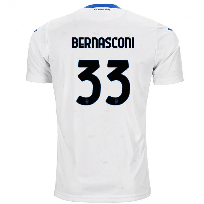 Danxen Heren Lorenzo Bernasconi #33 Wit Uitshirt Uittenue 2024/25 T-Shirt