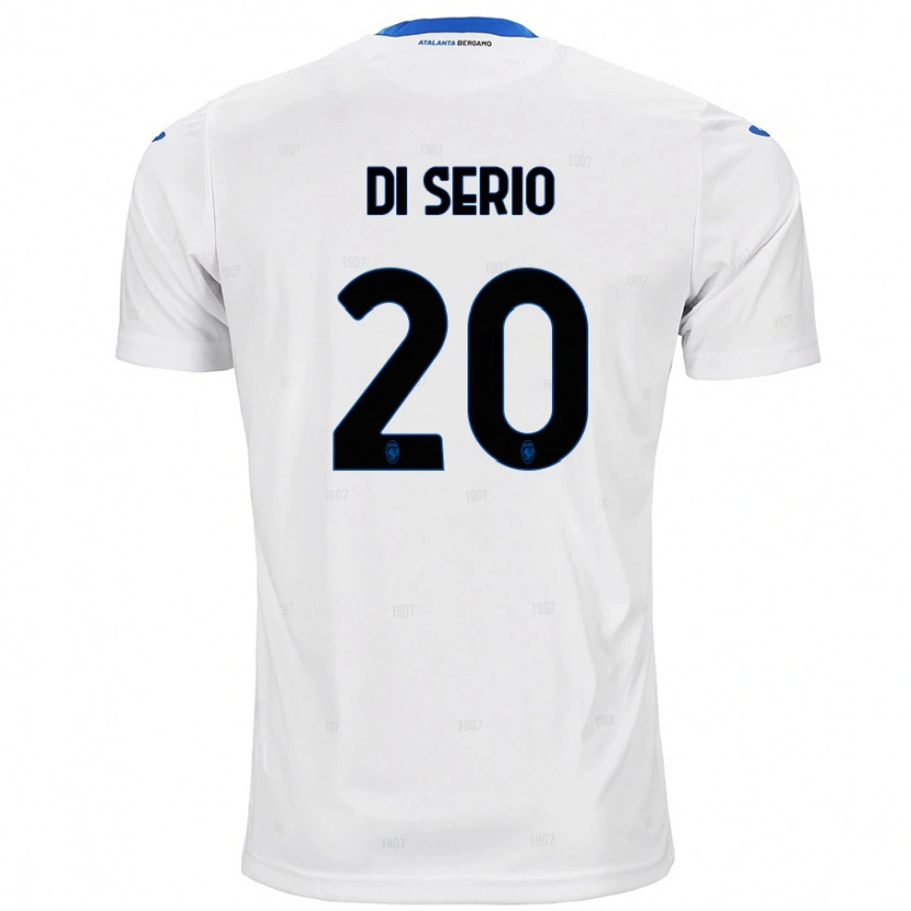 Danxen Heren Giuseppe Di Serio #20 Wit Uitshirt Uittenue 2024/25 T-Shirt