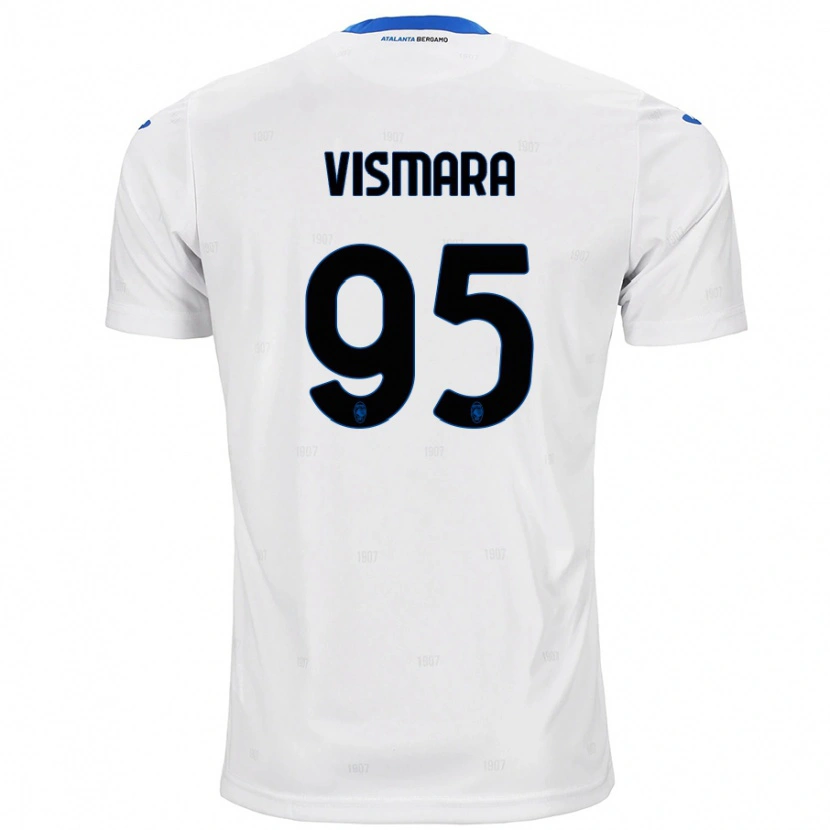 Danxen Heren Paolo Vismara #95 Wit Uitshirt Uittenue 2024/25 T-Shirt