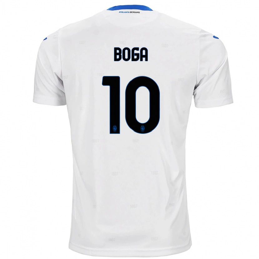 Danxen Heren Jeremie Boga #10 Wit Uitshirt Uittenue 2024/25 T-Shirt