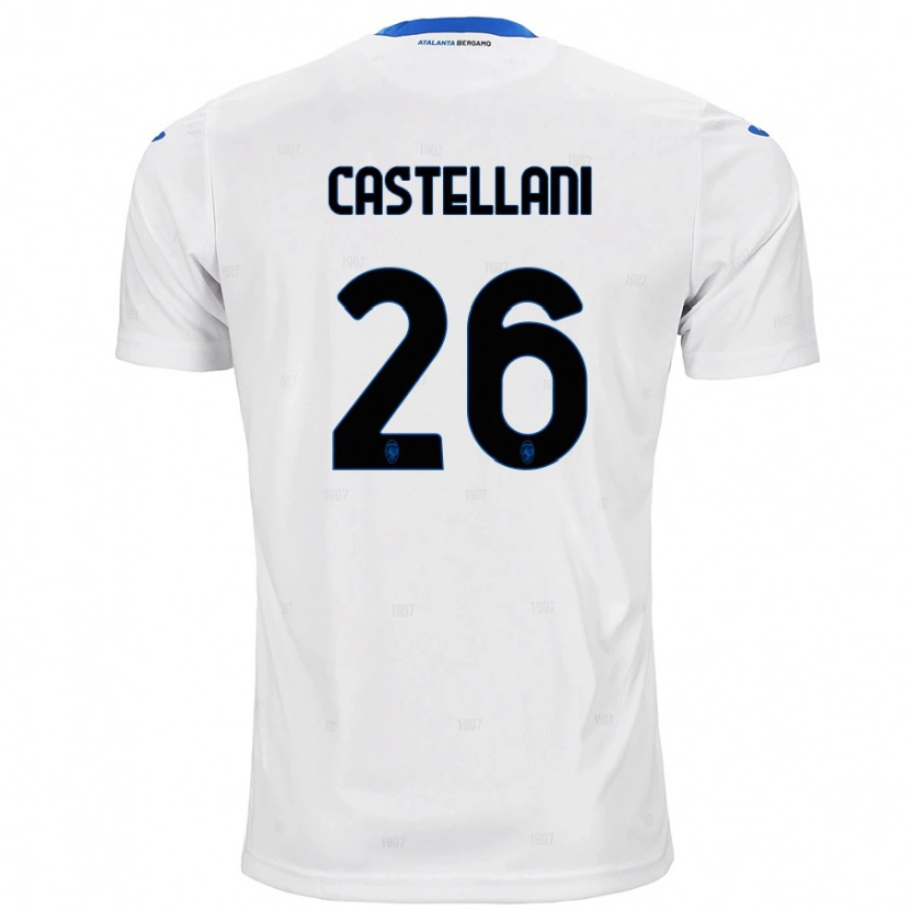 Danxen Heren Eleonora Castellani #26 Wit Uitshirt Uittenue 2024/25 T-Shirt