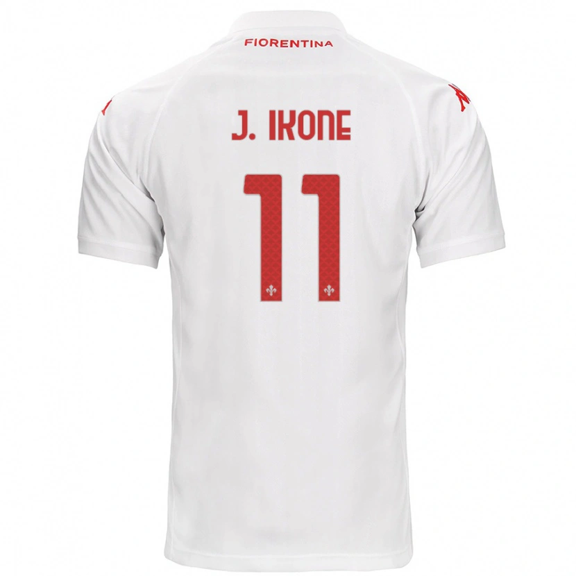 Danxen Heren Jonathan Ikoné #11 Wit Uitshirt Uittenue 2024/25 T-Shirt