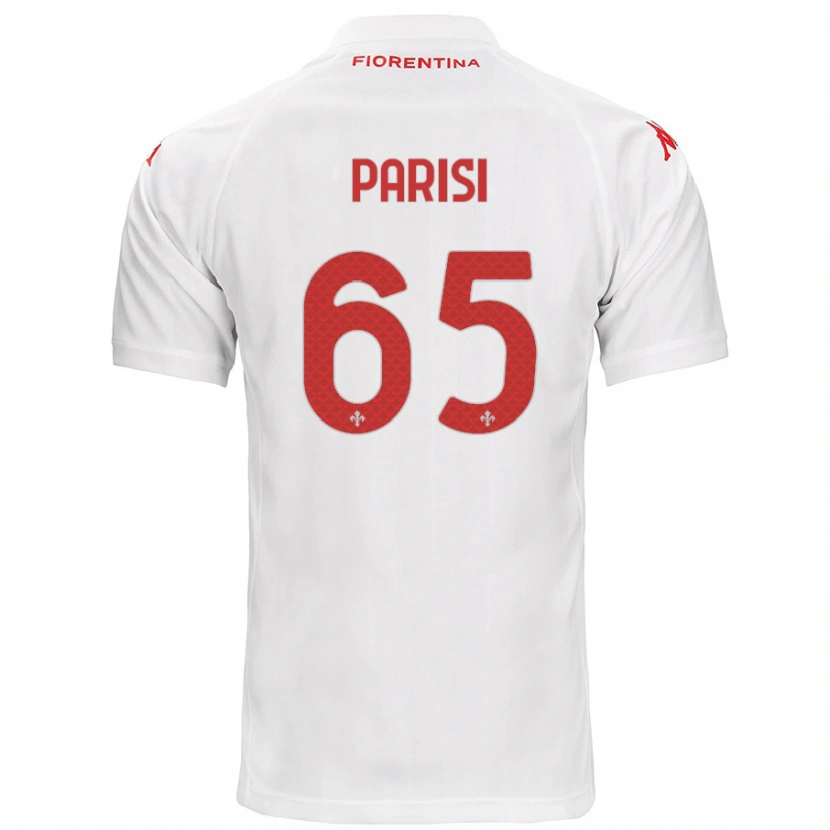 Danxen Heren Fabiano Parisi #65 Wit Uitshirt Uittenue 2024/25 T-Shirt