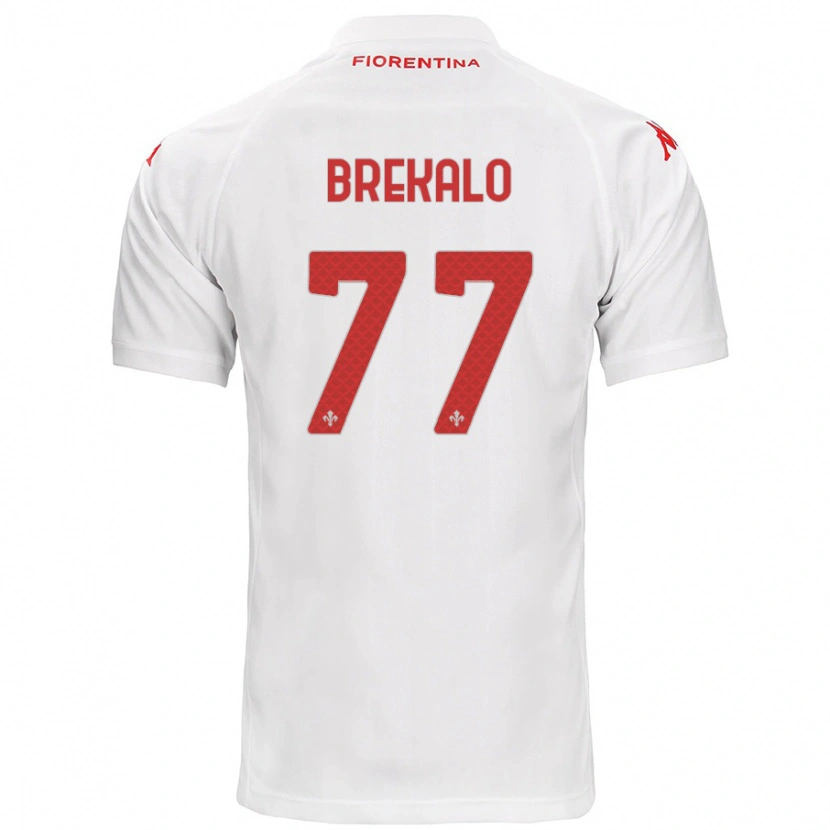 Danxen Heren Josip Brekalo #77 Wit Uitshirt Uittenue 2024/25 T-Shirt