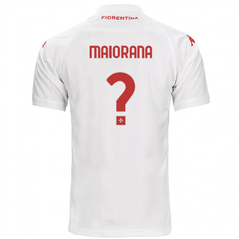 Danxen Heren Stefano Maiorana #0 Wit Uitshirt Uittenue 2024/25 T-Shirt